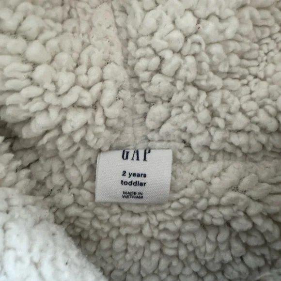 🛎️ Clearance Gap Girl Logo Zip Hoodie Size 2 Years Toddler - Picture 3 of 5